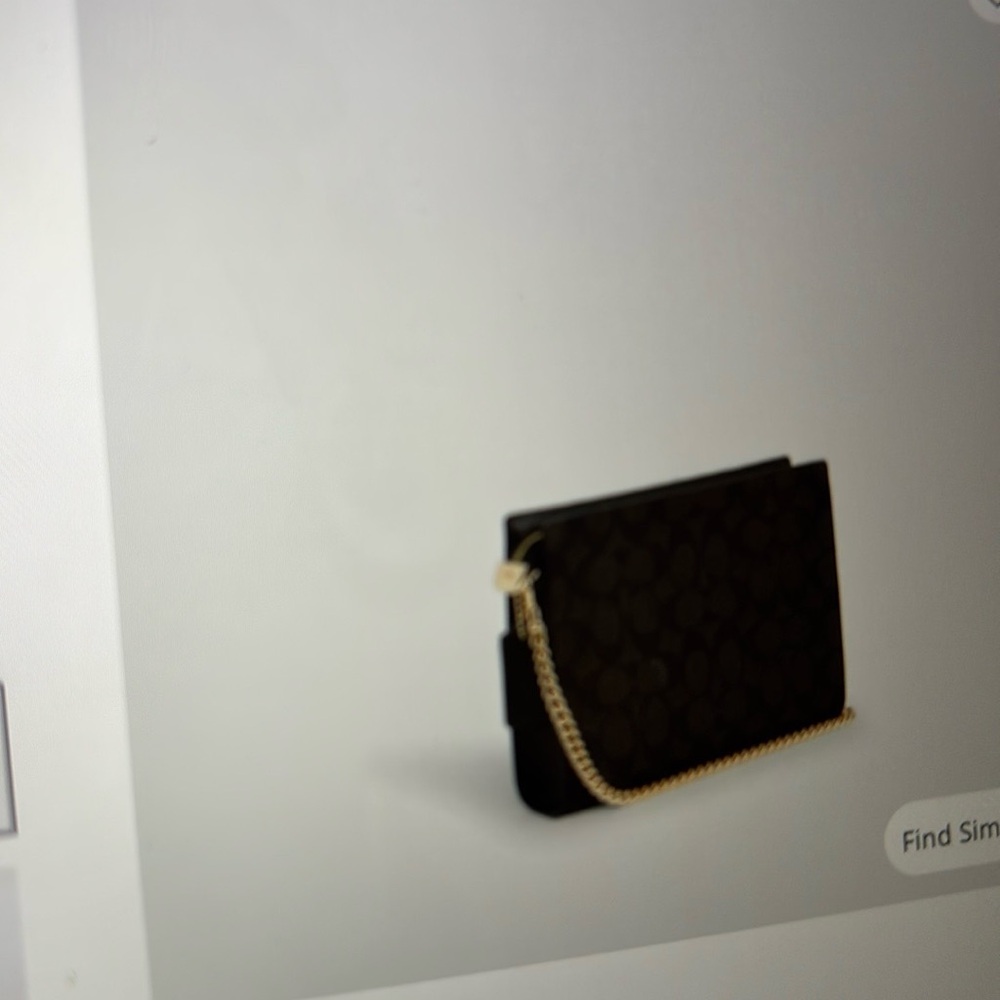 Coach Black Crossbody Bag with embossed shoulder, - Picture 9 of 11